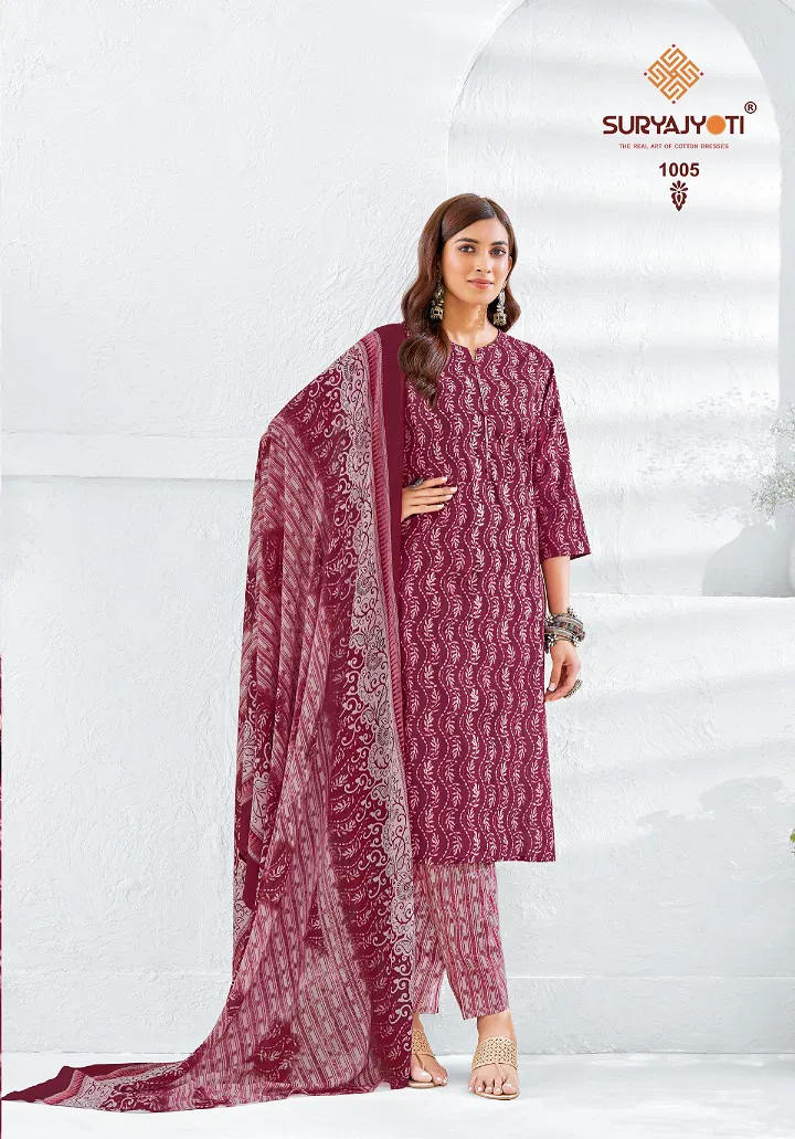 Suryajyoti Poshak Vol 1 Printed Readymade Suits Catalog